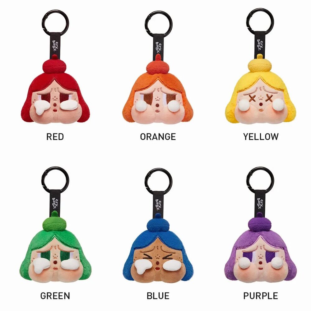 POP MART Blindbox Crybaby Cheer Up Baby Series Plush Bag Charm - Yellow NWOT✨ - Picture 3 of 6
